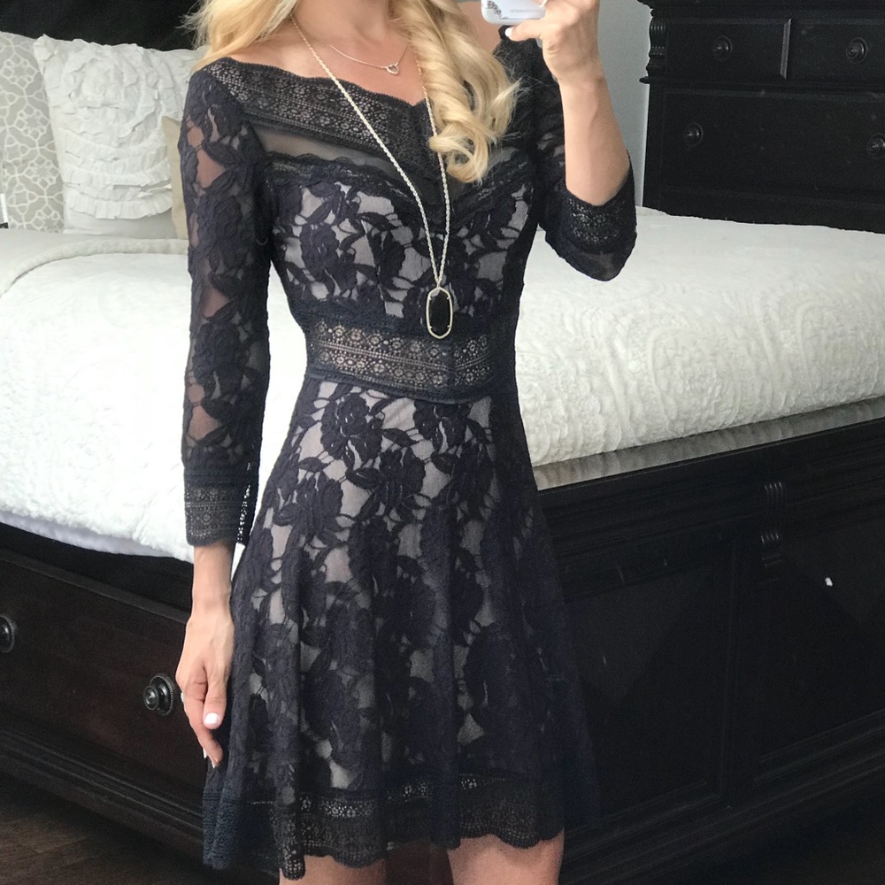 Free People Black Lace Dress - Picture 4 of 8